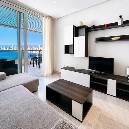Vistas Al Mar Espectaculares Terraza Primera Linea 아파트 *